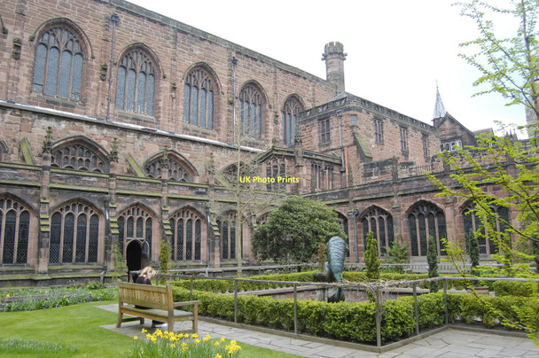 Photo 6"x4" Cloister garden, Chester Cathedral Chester c2011