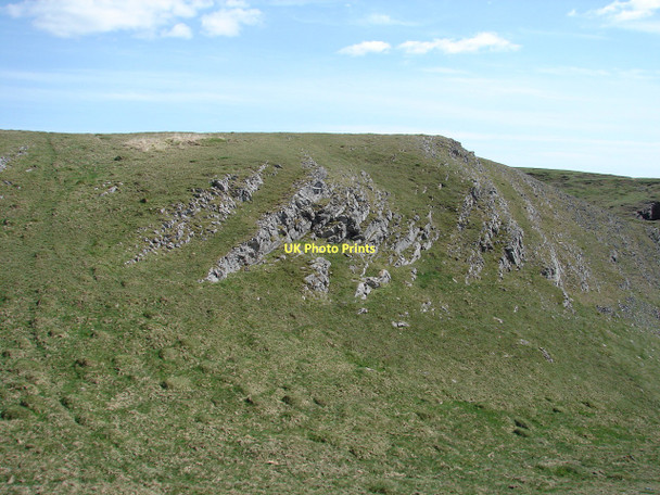 Photo 6"x4" Terraced strata on Mount Sion Down Merrion\/SR9397 c2011