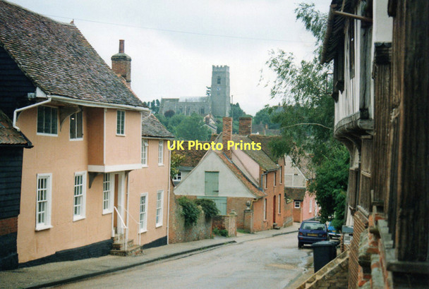 Photo 6"x4" Kersey: The Street Hadleigh\/TM0242 c2000