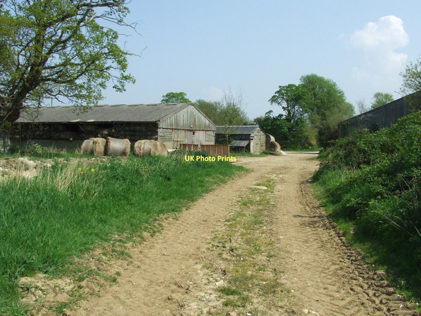 Photo 6"x4" Farm Buildings Felsham c2011