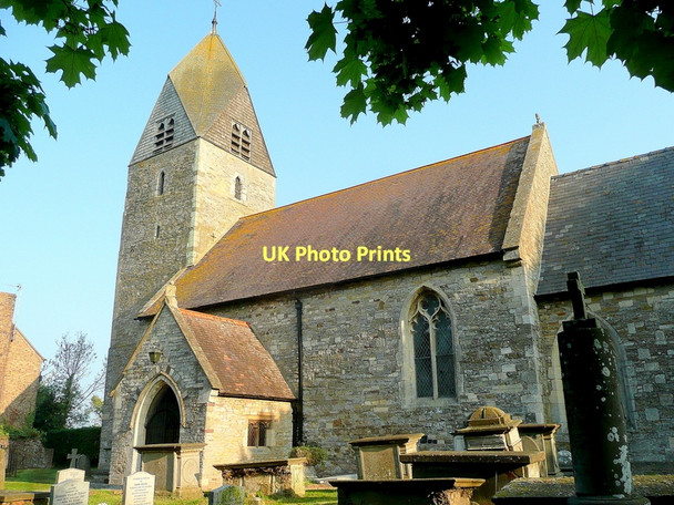 Photo 6"x4" St. Andrew's church, Churcham Churcham c2011
