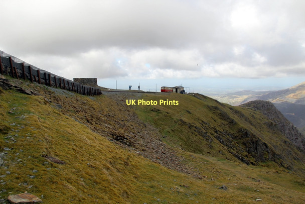 Photo 6"x4" Embankment of East Side of Snowdon Mountain Railway at Clogwyn Gwastadnant c2011