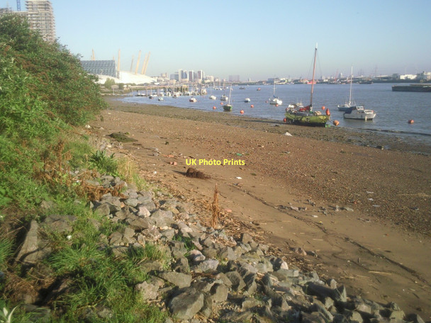 Photo 6"x4" Thames foreshore near Greenwich Ecology Park Greenwich\/TQ3977 c2011