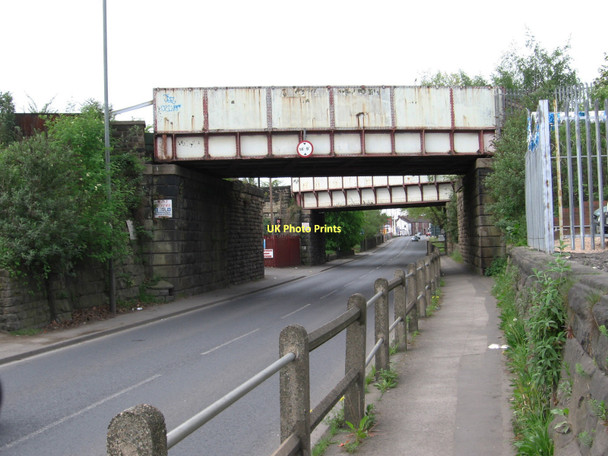 Photo 6"x4" Mexborough - railway bridges over A6022 Mexborough c2011