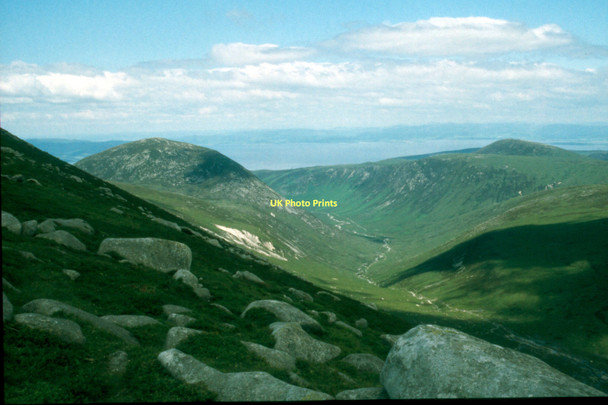 Photo 6"x4" Upper reaches of Glen Catacol Pirnmill c1998