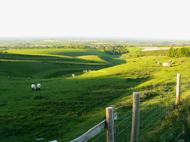 Photo 6"x4" Coombe south of Bishopstone, Swindon Bishopstone\/SU2483 c2011