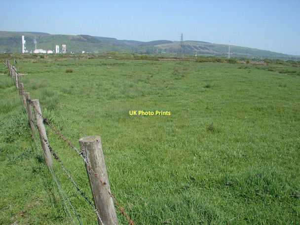 Photo 6"x4" Fields at Margam Moors Margam\/SS7887 c2011