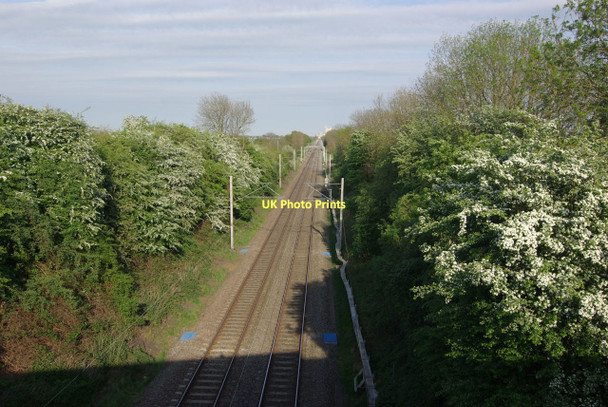 Photo 6"x4" Railway at Church Lawford Church Lawford c2011