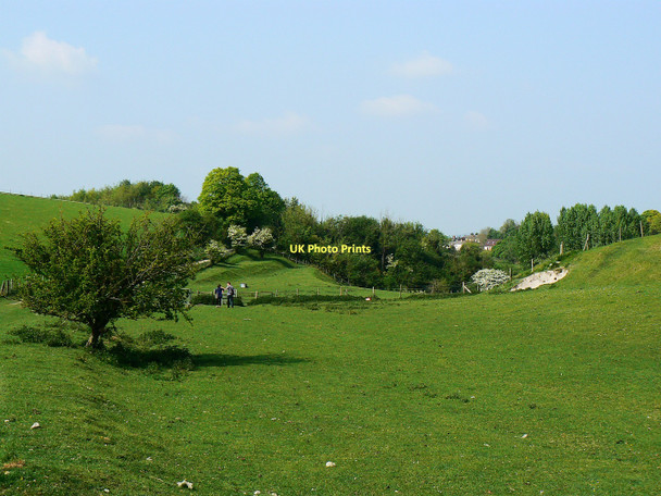 Photo 6"x4" North from the bridleway from Bishopstone, Swindon Bishopstone\/SU2483 c2011