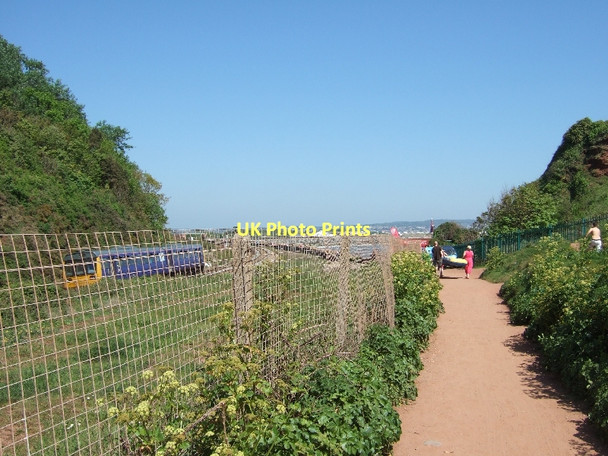 Photo 6"x4" South West Coast Path at Langstone Rock Dawlish c2011