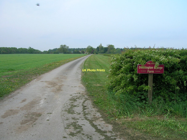 Photo 6"x4" Track to Dunnington Grange Farm Hall Garth\/SE6751 c2011