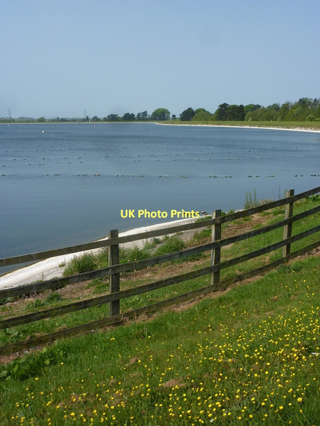 Photo 6"x4" Shustoke reservoir, eastern end Furnace End c2011