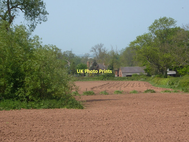 Photo 6"x4" Fields towards Moat House Farm Church End\/SP2490 c2011
