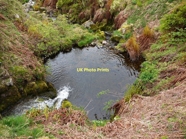 Photo 6"x4" The waterfall pool on the Spartley Burn Alnham c2011