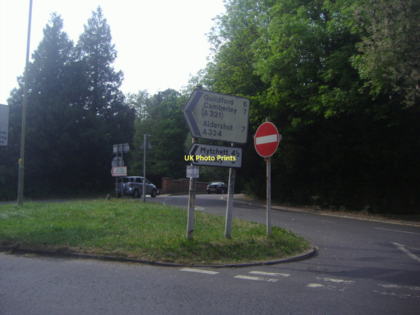 Photo 6"x4" Junction of A324 at Brunswick Road Pirbright c2011