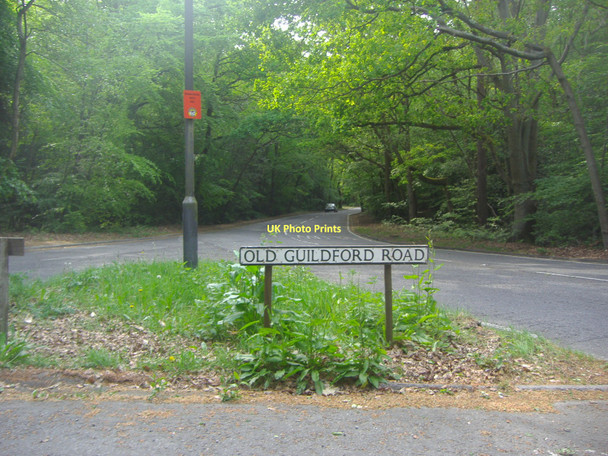 Photo 6"x4" Old Guildford Road at B3012 Frimley c2011