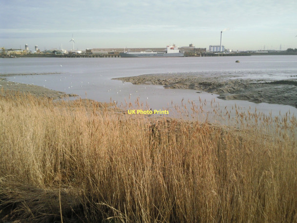 Photo 6"x4" Tidal creek on the Thames Belvedere\/TQ4978 c2011