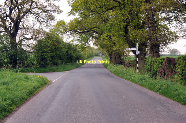 Photo 6"x4" Road junction near Wreay Foulbridge\/NY4148 c2011