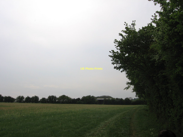 Photo 6"x4" Field with barn, Priston Priston c2011
