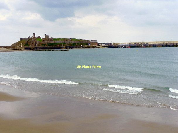 Photo 6"x4" Peel Beach and Castle Peel\/SC2484 c2011