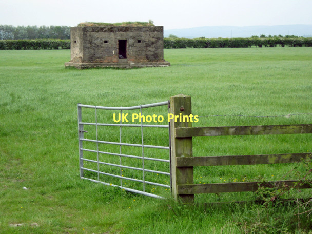 Photo 6"x4" A very conspicuous pillbox by the River Brue Burnham-on-Sea c2011