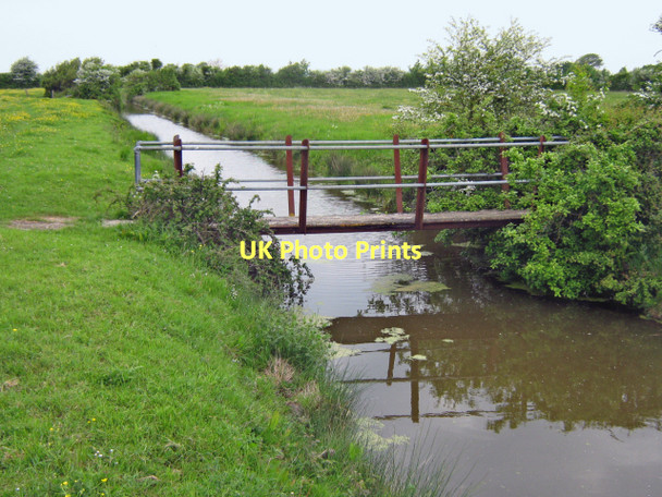 Photo 6"x4" Footbridge over a rhyne near Huntspill West Huntspill c2011