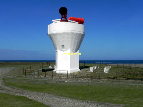Photo 6"x4" Foghorn at The Point of Ayre Cranstal c2011