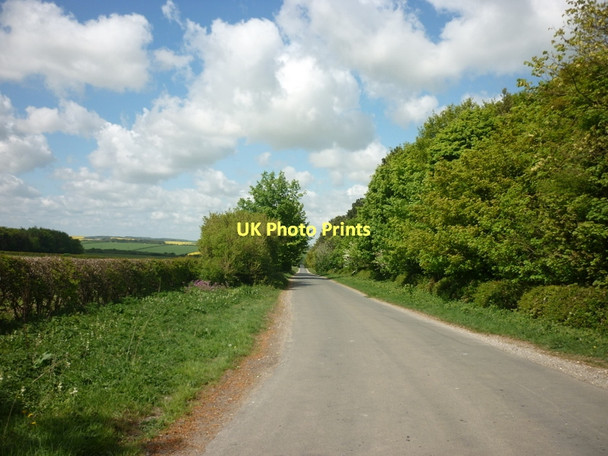 Photo 6"x4" Goodmanham Road towards Middleton-on-the-Wolds Middleton on-the-Wolds c2011