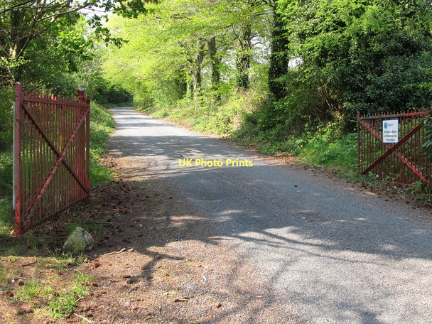 Photo 6"x4" Northern Ireland Water road leading to the weir above Annalong Forest Annalong c2011