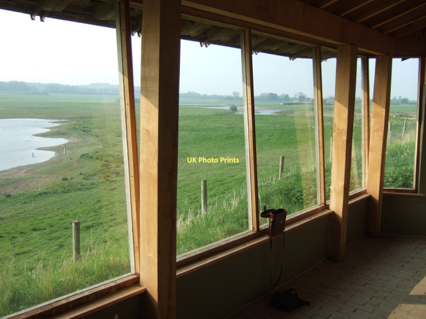 Photo 6"x4" Nosterfield Local Nature Reserve - looking out from the Interpretation Centre Nosterfield c2011