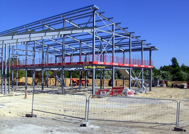 Photo 6"x4" New Fire Station under construction Knottingley c2011