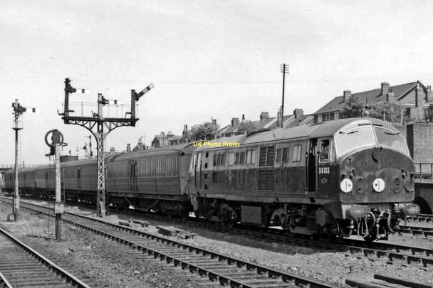 Photo 6"x4" NB Loco Bo-Bo Diesel at Harringay West Hornsey c1959
