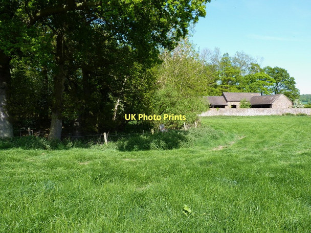 Photo 6"x4" Old farm buildings near Moat Plantation Harley\/SJ5901 c2011