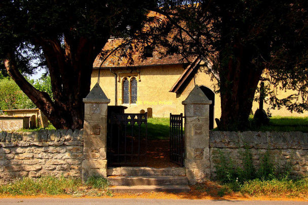 Photo 6"x4" Church gates in Drayton St Leonard Drayton St Leonard c2011