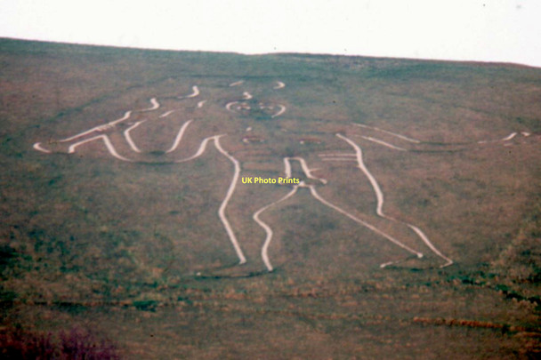Photo 6"x4" Cerne Abbas Giant - 1987 Cerne Abbas c1987