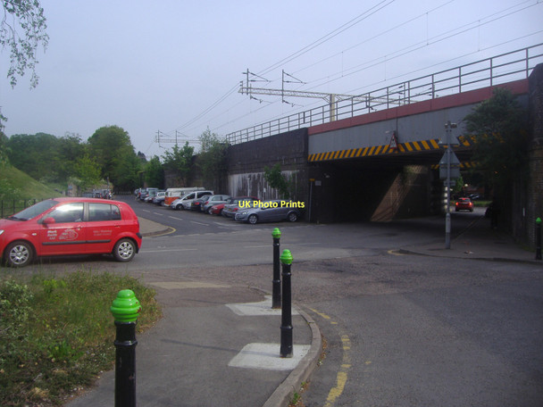 Photo 6"x4" Railway bridge on Brownlow Road, Berkhamsted Berkhamsted c2011