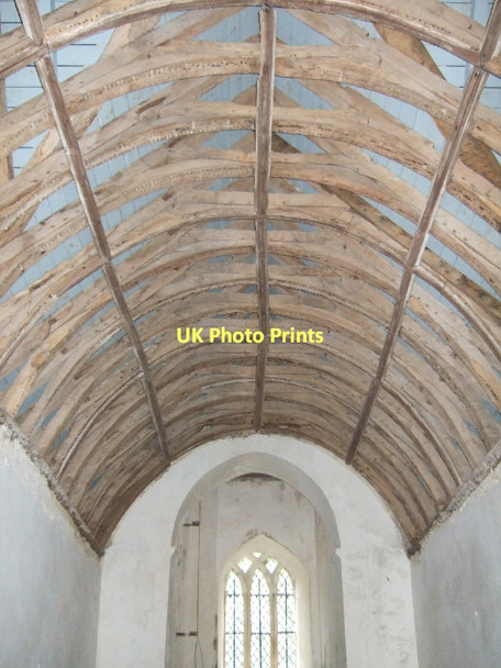 Photo 6"x4" Inside West Ogwell church Wotton Cross\/SX8069 c2011