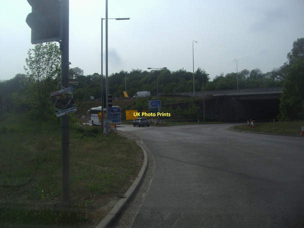 Photo 6"x4" Exit for M25, Hunton Bridge Kings Langley c2011