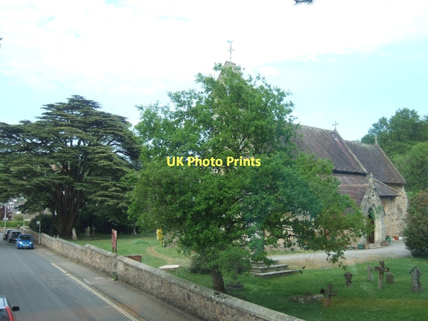 Photo 6"x4" The church and churchyard of St John the Evangelist Bovey Tracey c2011