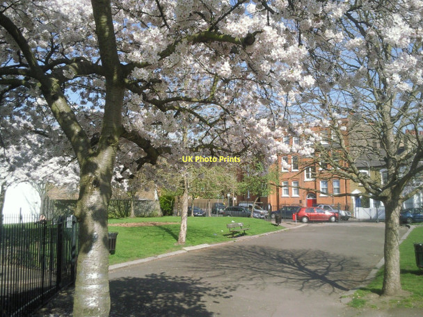 Photo 6"x4" Park near Purcell Crescent Fulham c2011