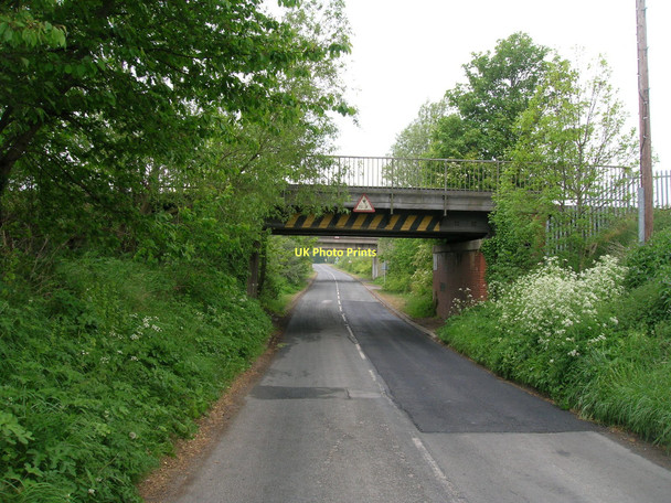 Photo 6"x4" Railway bridge, Temple Hirst Temple Hirst c2011