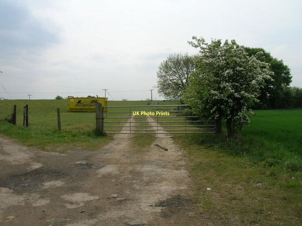 Photo 6"x4" Farm track off Haddlesey Road Birkin c2011