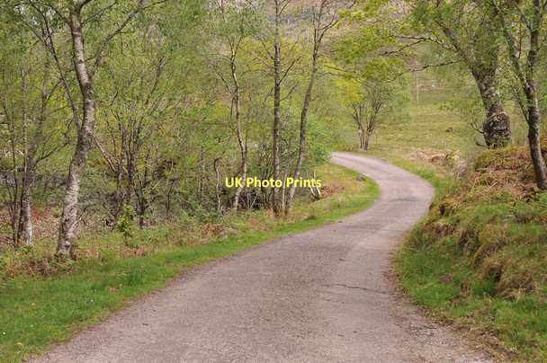 Photo 6"x4" Minor road in Glen Moidart Brunery c2011 P1