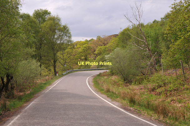 Photo 6"x4" A861 near Langal Brunery c2011