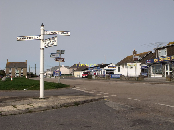 Photo 6"x4" Lizard village centre Lizard c2011