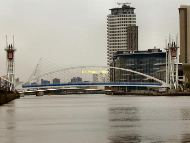 Photo 6"x4" Salford Quays, Lowry Bridge Salford\/SJ8098 c2011