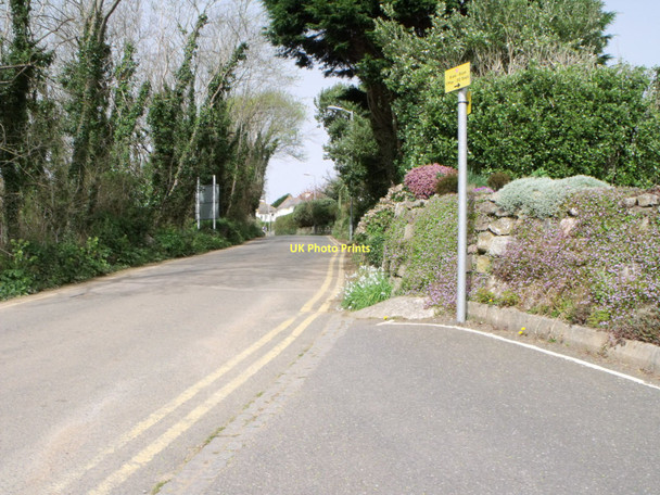 Photo 6"x4" The Valley, the main street in Porthcurno Porthcurno c2011
