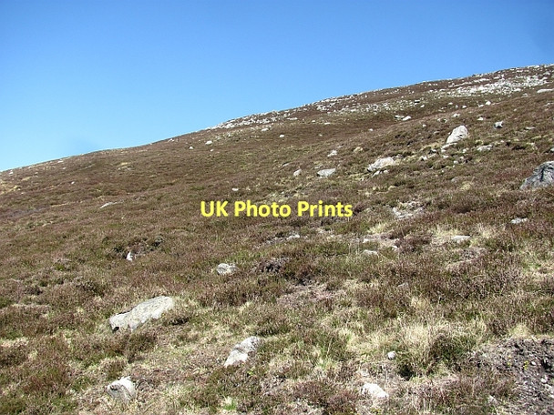Photo 6"x4" Moorland slopes, Tarf D\u00f9n M\u00f2r\/NN9679 c2011