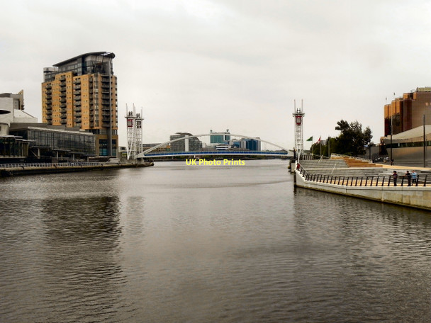 Photo 6"x4" Salford Quays, Lowry Bridge Salford\/SJ8098 c2011