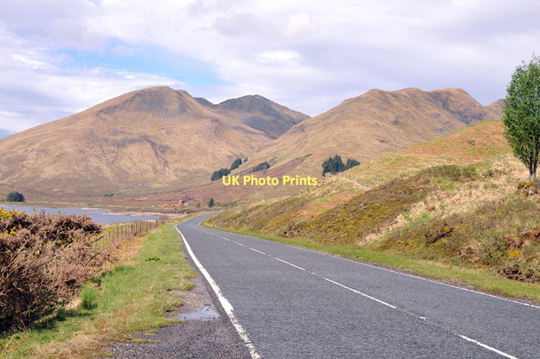 Photo 6"x4" A87 along Loch Cluanie Loch Cluanie\/NH0811 c2011
